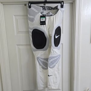 Nike White and Black Performance Padded Bottoms